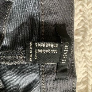 Forever 21 Black denim jeans 🖤